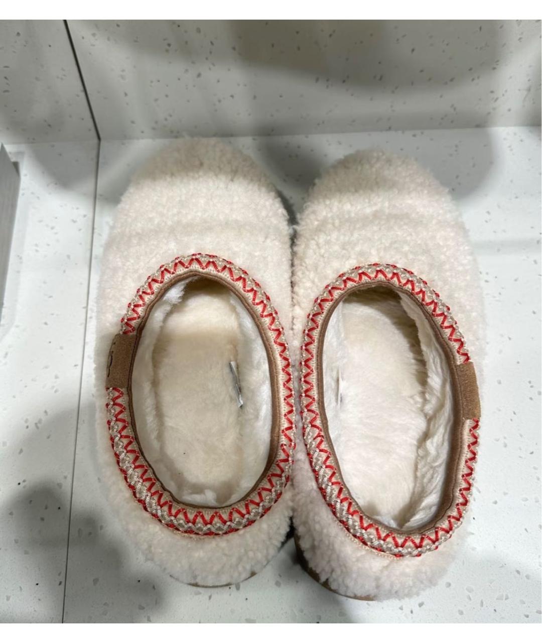 UGG AUSTRALIA Белые текстильные мюли, фото 5