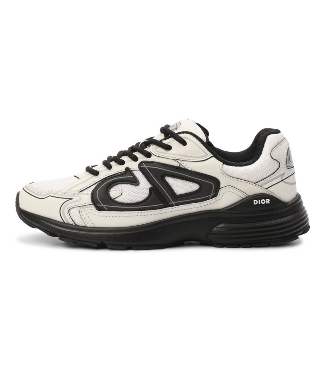 CHRISTIAN DIOR Бежевые текстильные низкие кроссовки / кеды, фото 3