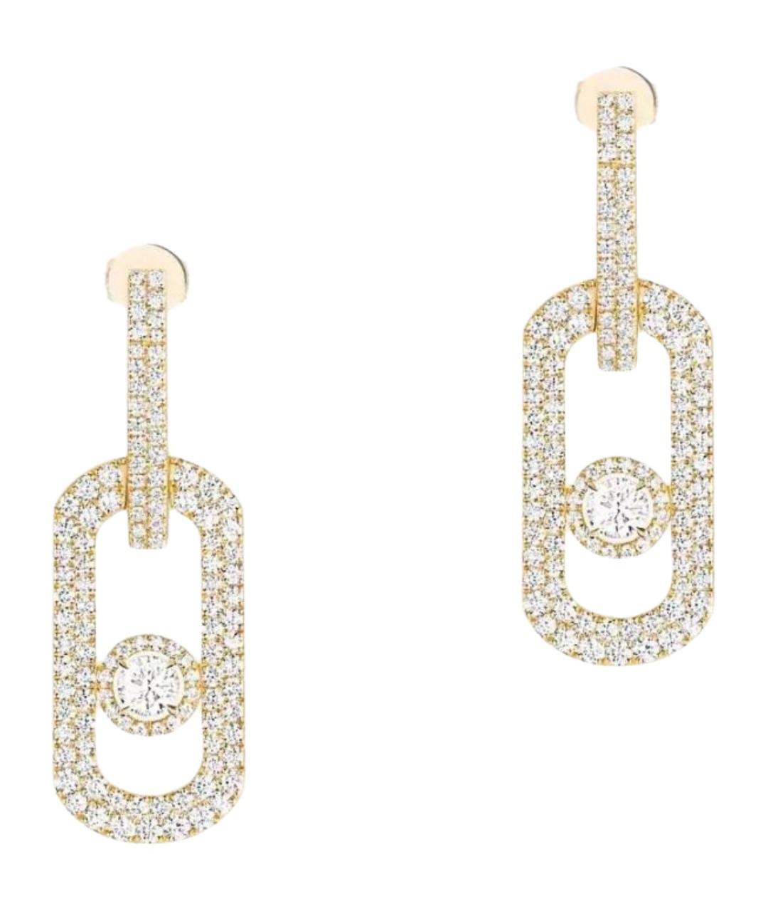 MESSIKA Золотые серьги из желтого золота, фото 1