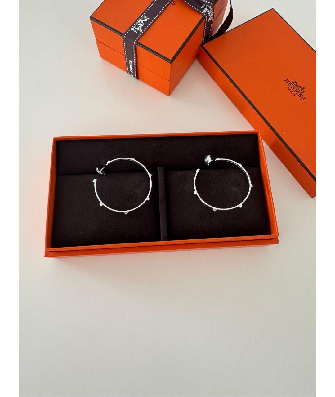 HERMES Серебряные серебряные серьги, фото 6