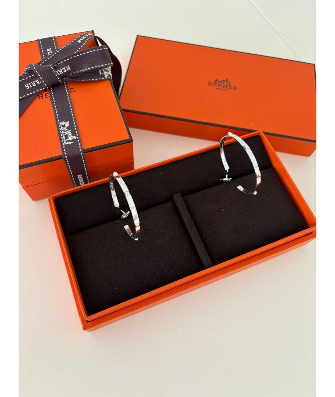 HERMES Серебряные серебряные серьги, фото 3