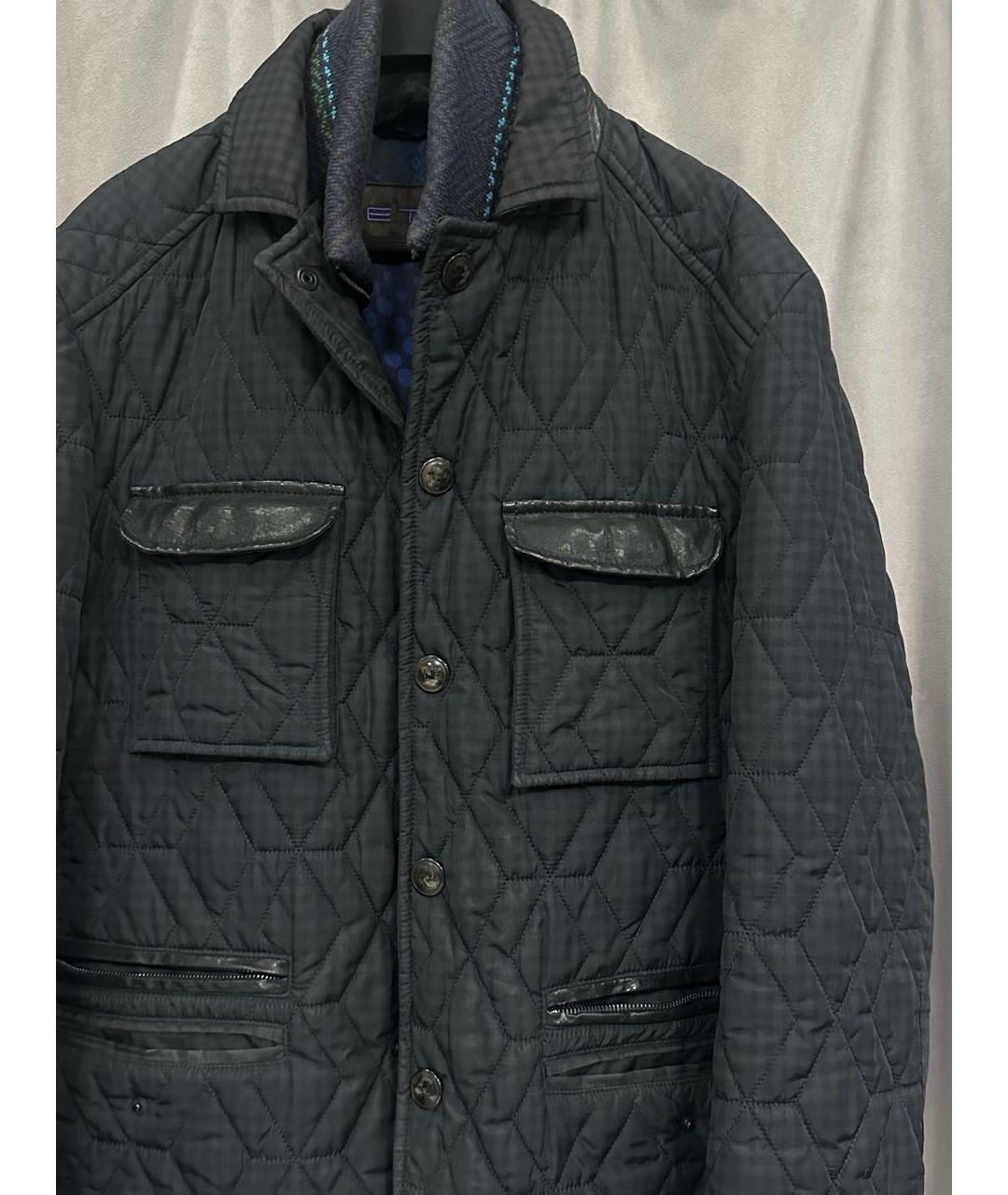 ETRO Антрацитовая полиэстеровая куртка, фото 4