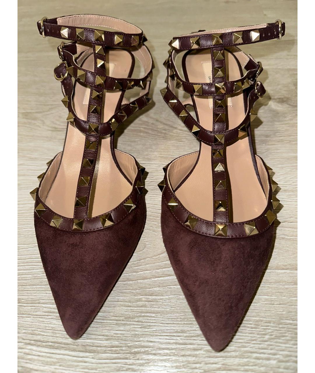 VALENTINO Коричневые замшевые туфли, фото 2