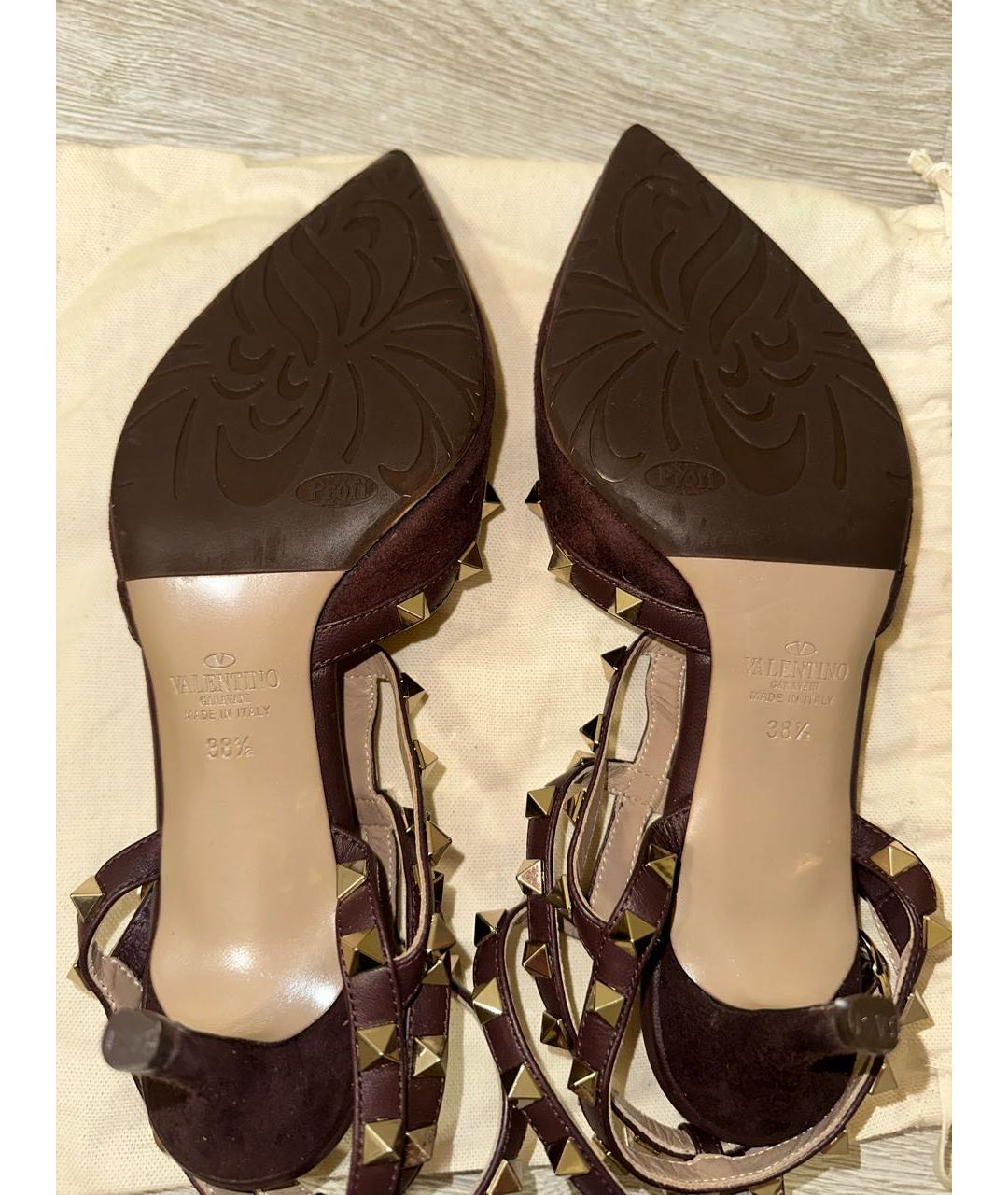 VALENTINO Коричневые замшевые туфли, фото 5