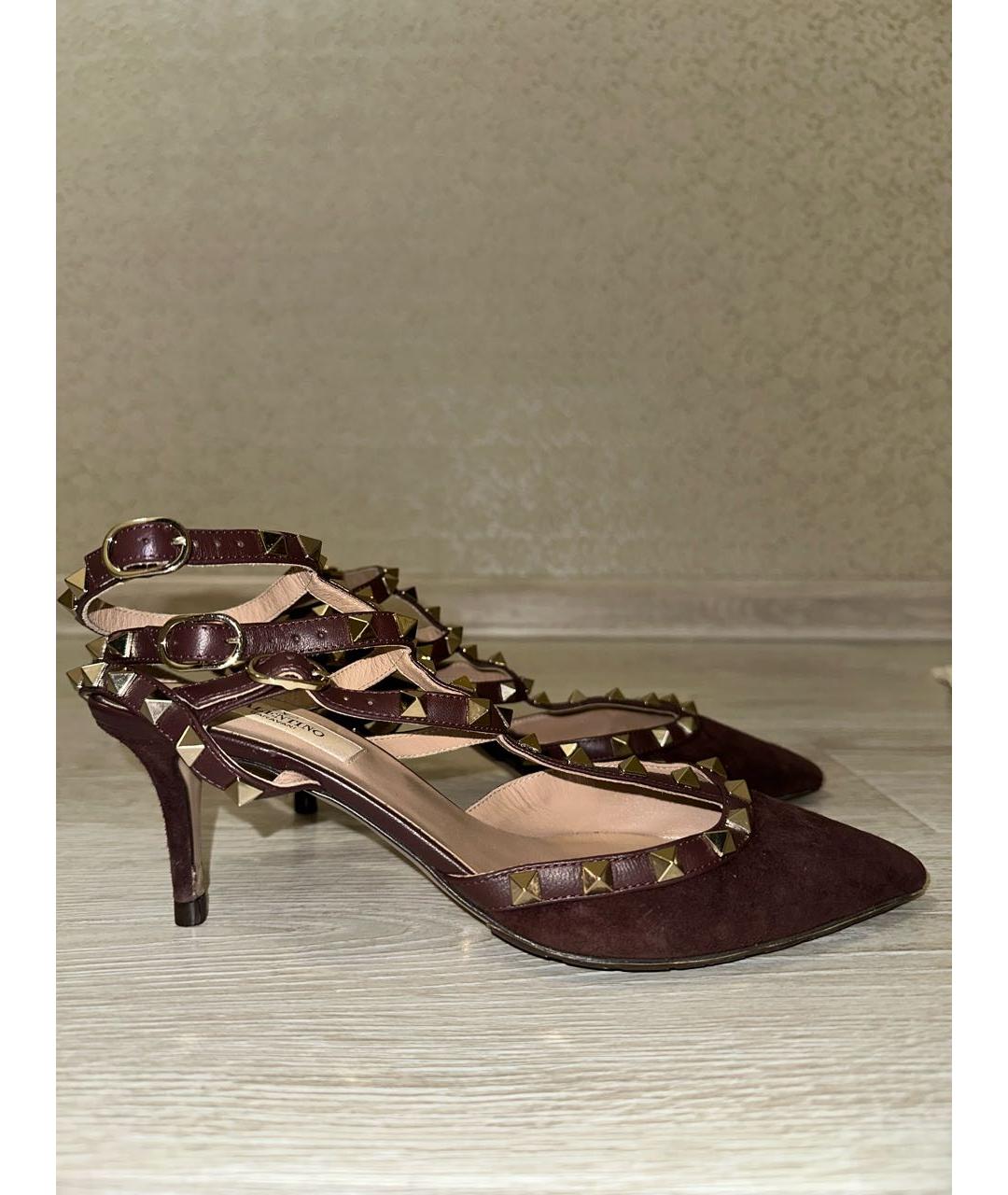 VALENTINO Коричневые замшевые туфли, фото 4