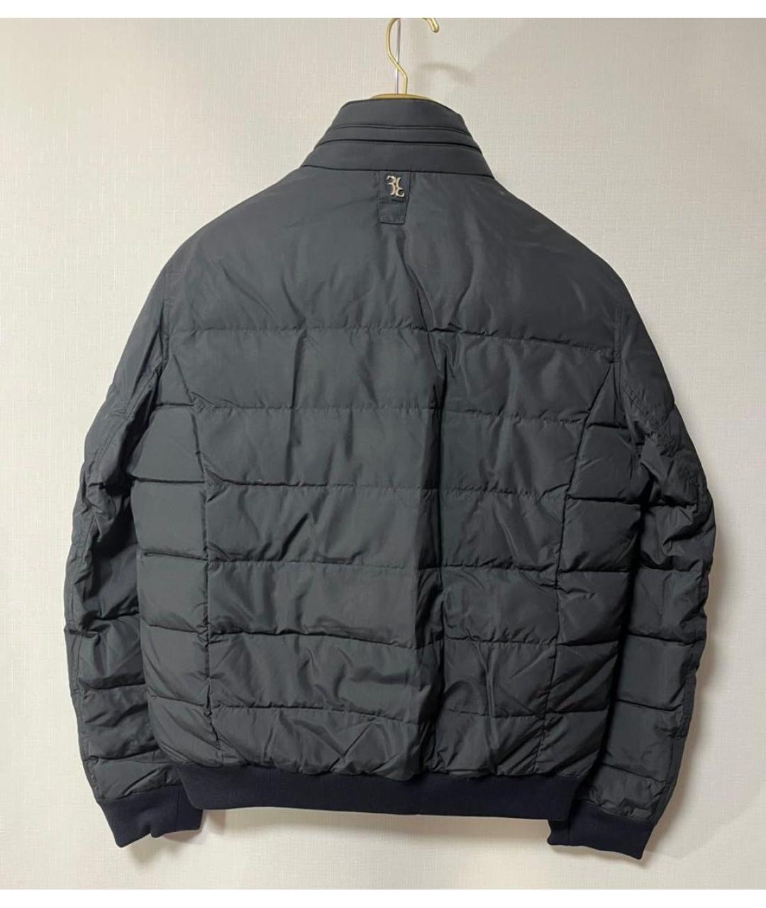 BILLIONAIRE Черный полиэстеровый пуховик, фото 2