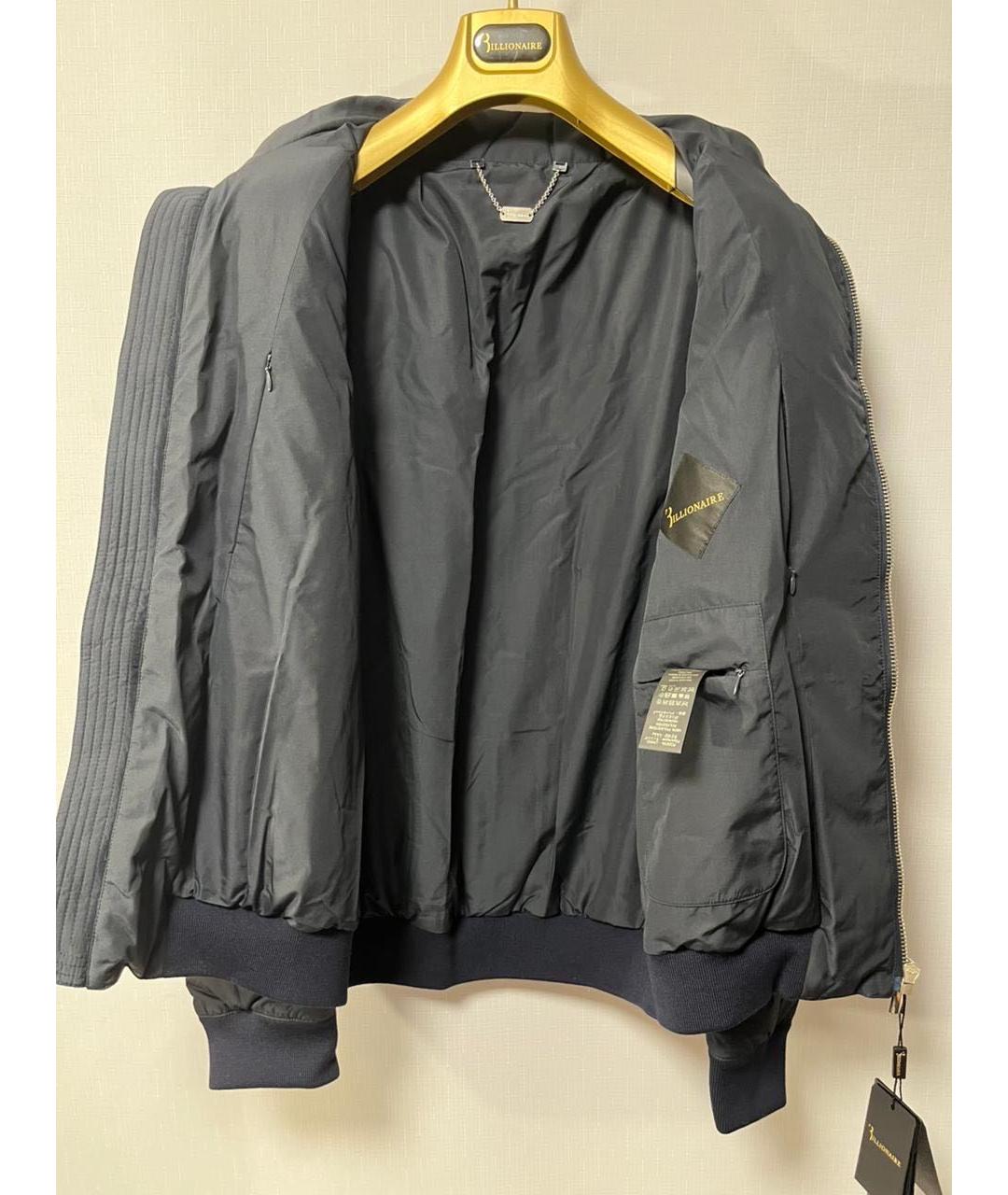 BILLIONAIRE Черный полиэстеровый пуховик, фото 5