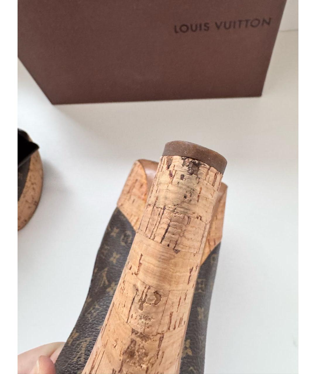 LOUIS VUITTON Коричневые туфли, фото 4