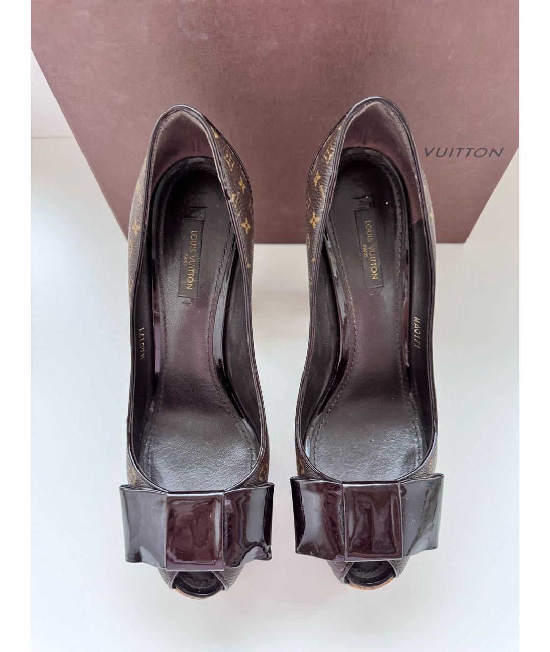 LOUIS VUITTON Коричневые туфли, фото 2