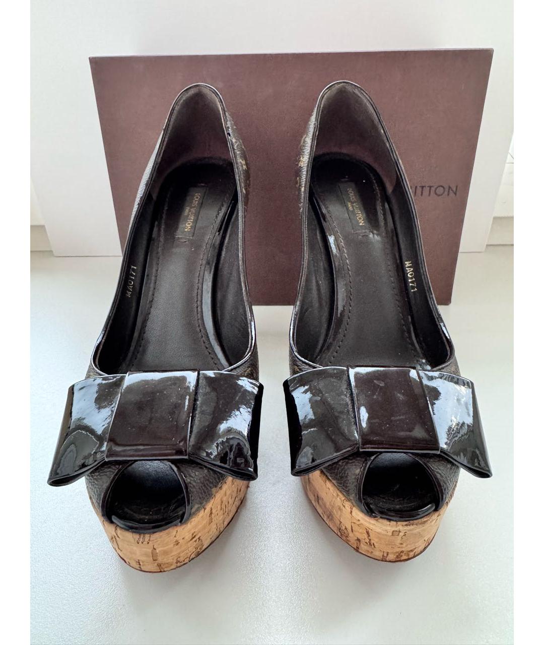 LOUIS VUITTON Коричневые туфли, фото 8