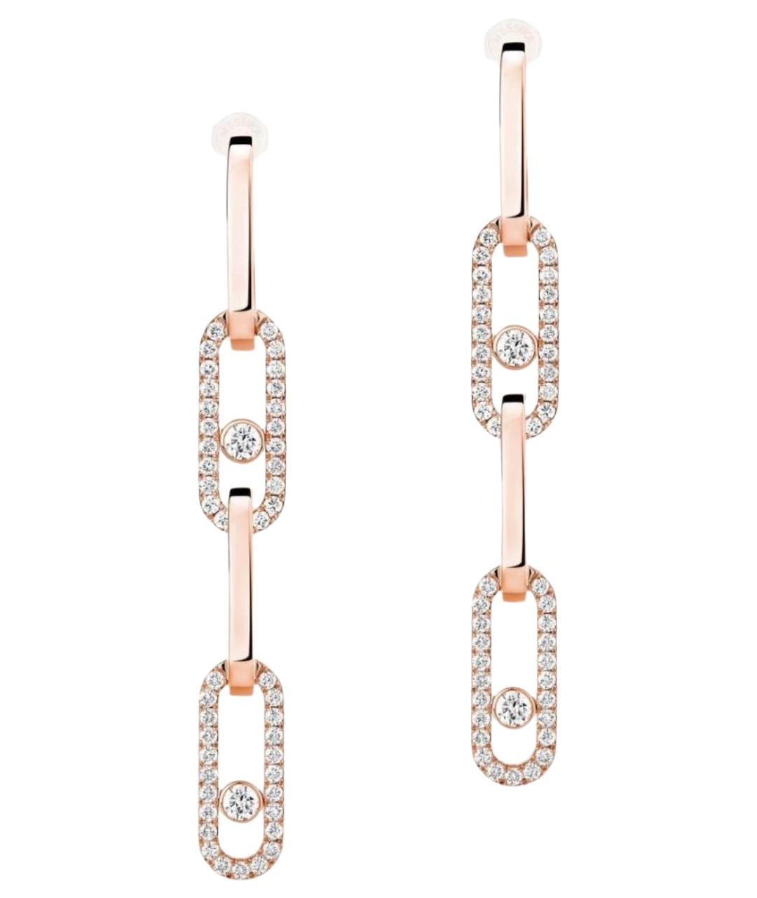 MESSIKA Золотые серьги из розового золота, фото 1