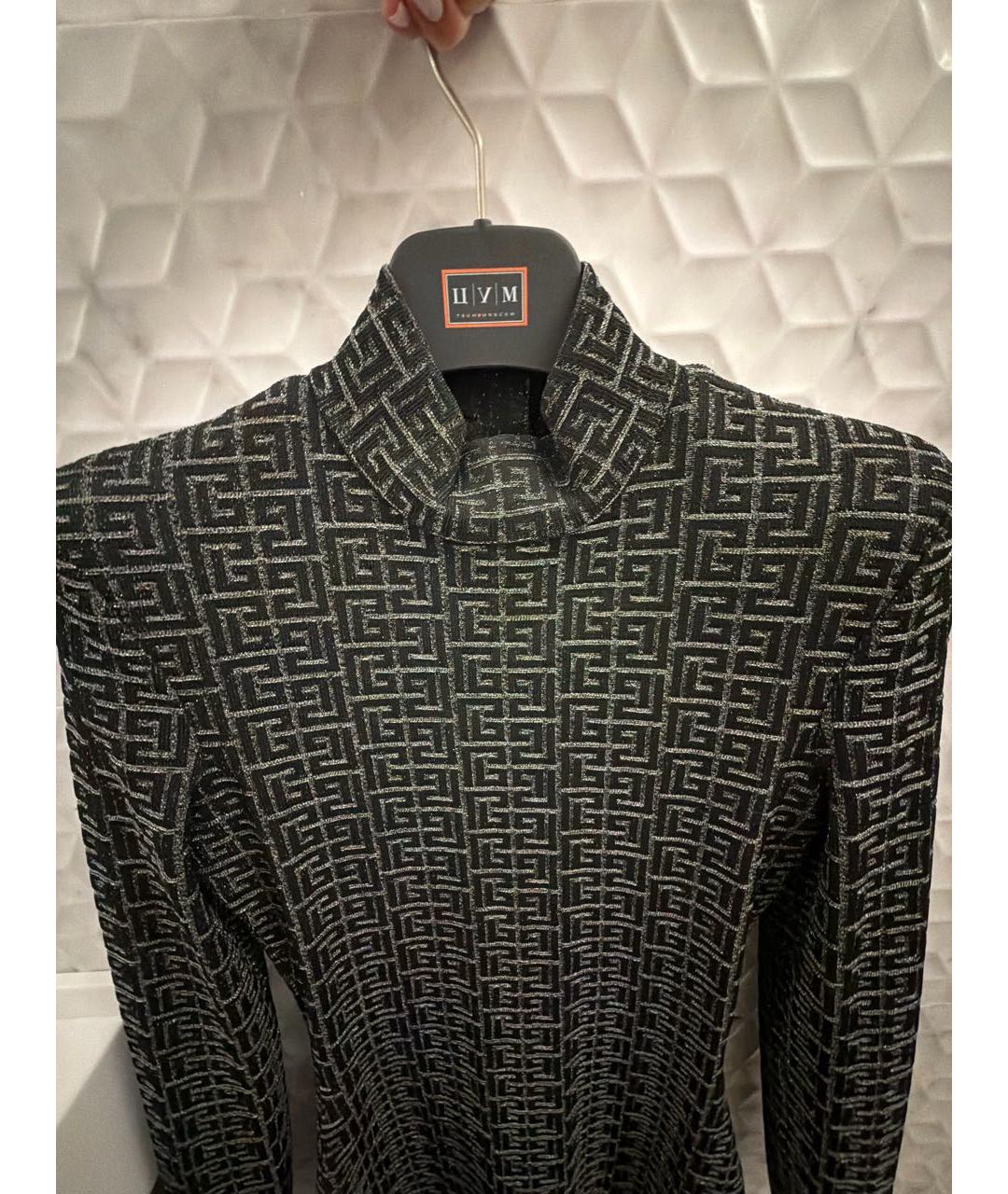 BALMAIN Черное коктейльное платье, фото 3