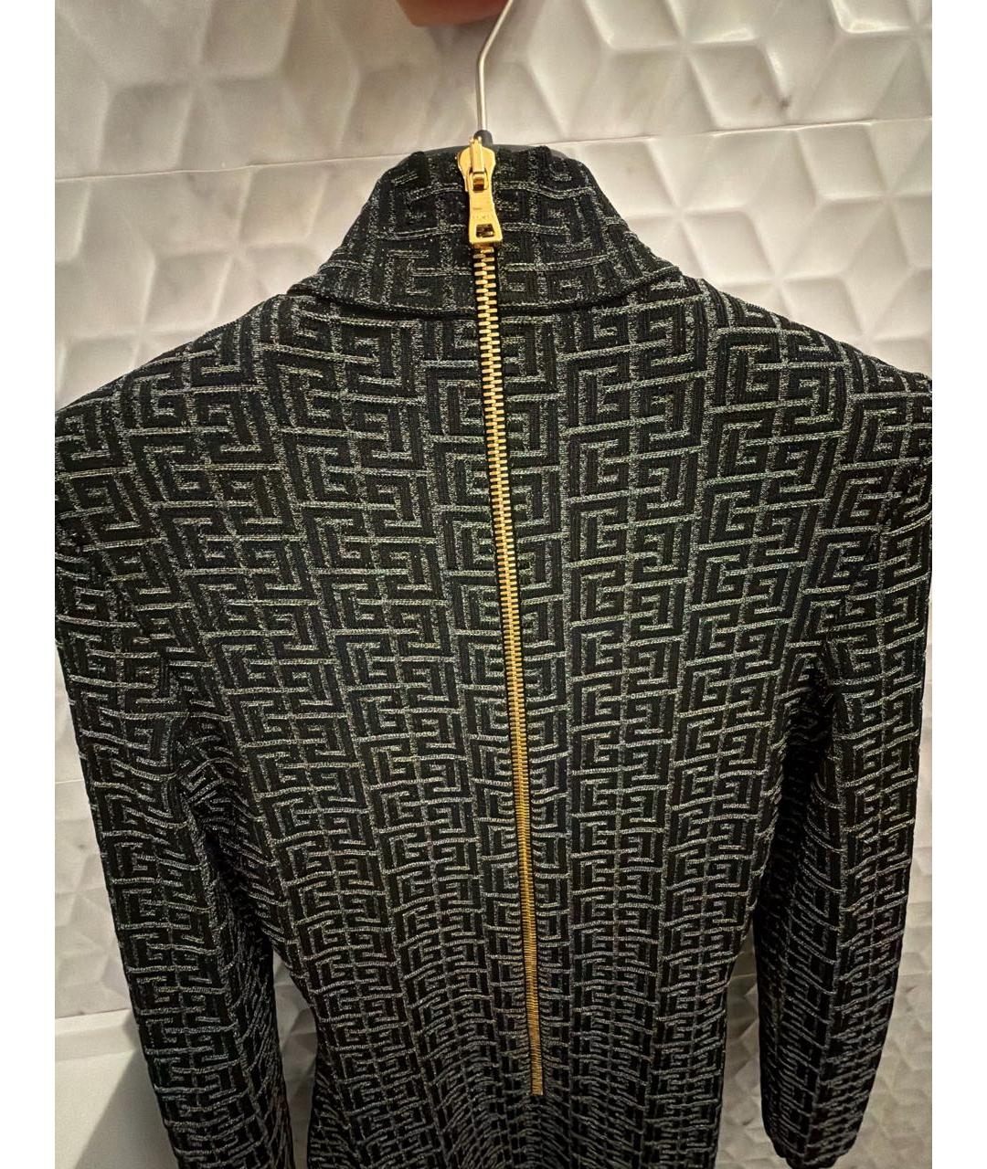 BALMAIN Черное коктейльное платье, фото 4