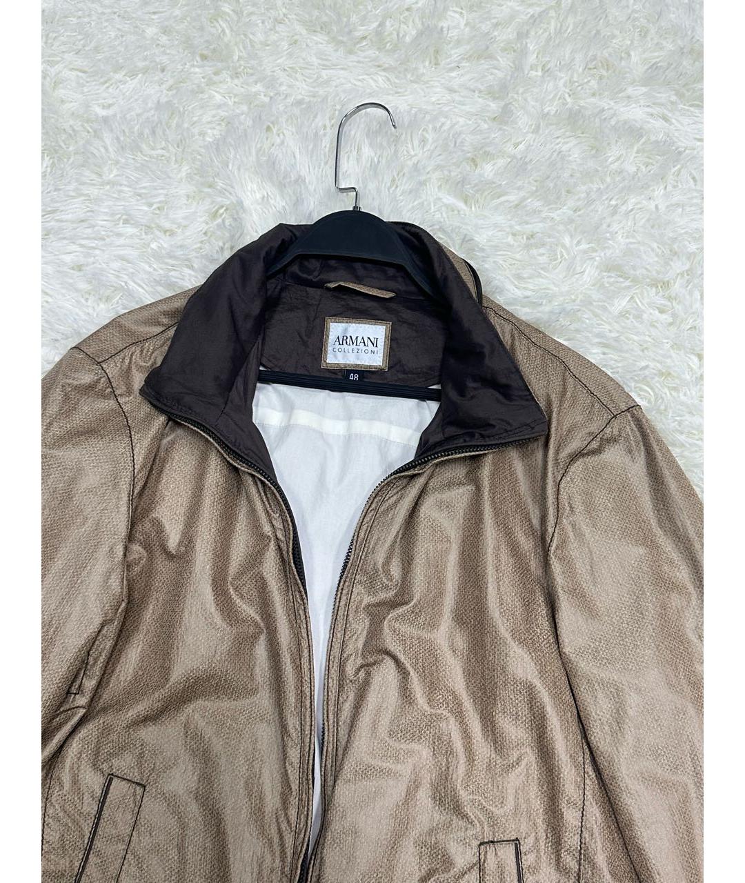 ARMANI COLLEZIONI Бежевая куртка, фото 2