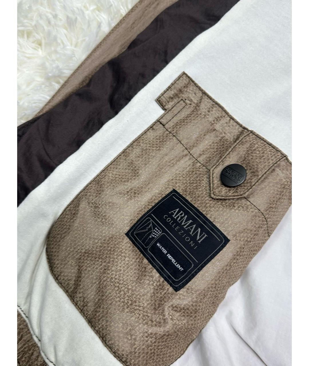 ARMANI COLLEZIONI Бежевая куртка, фото 5