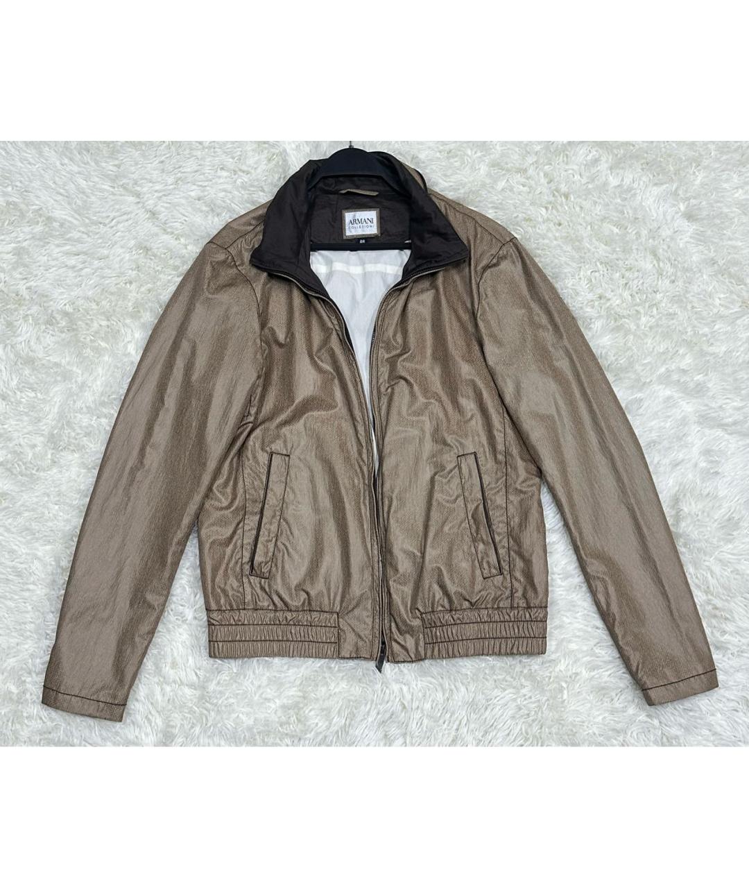 ARMANI COLLEZIONI Бежевая куртка, фото 8