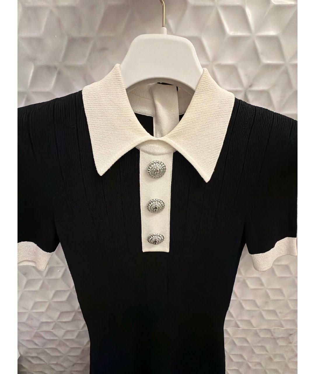 BALMAIN Черное повседневное платье, фото 3