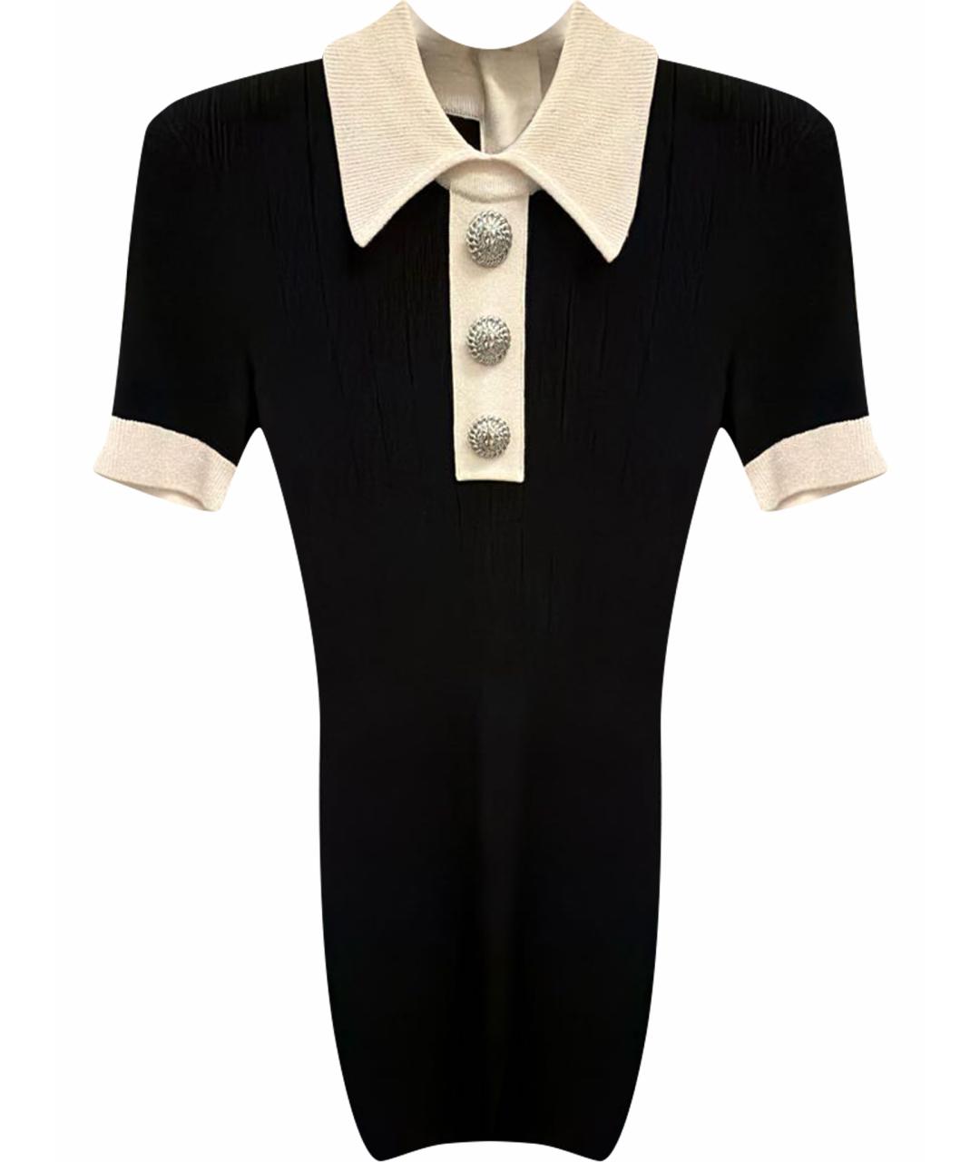 BALMAIN Черное повседневное платье, фото 1