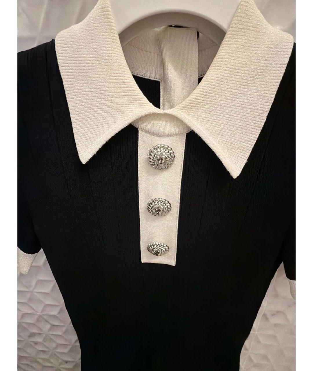 BALMAIN Черное повседневное платье, фото 4