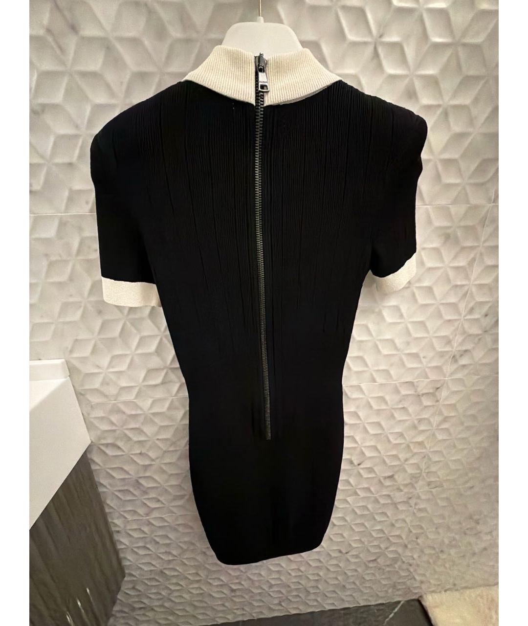 BALMAIN Черное повседневное платье, фото 2