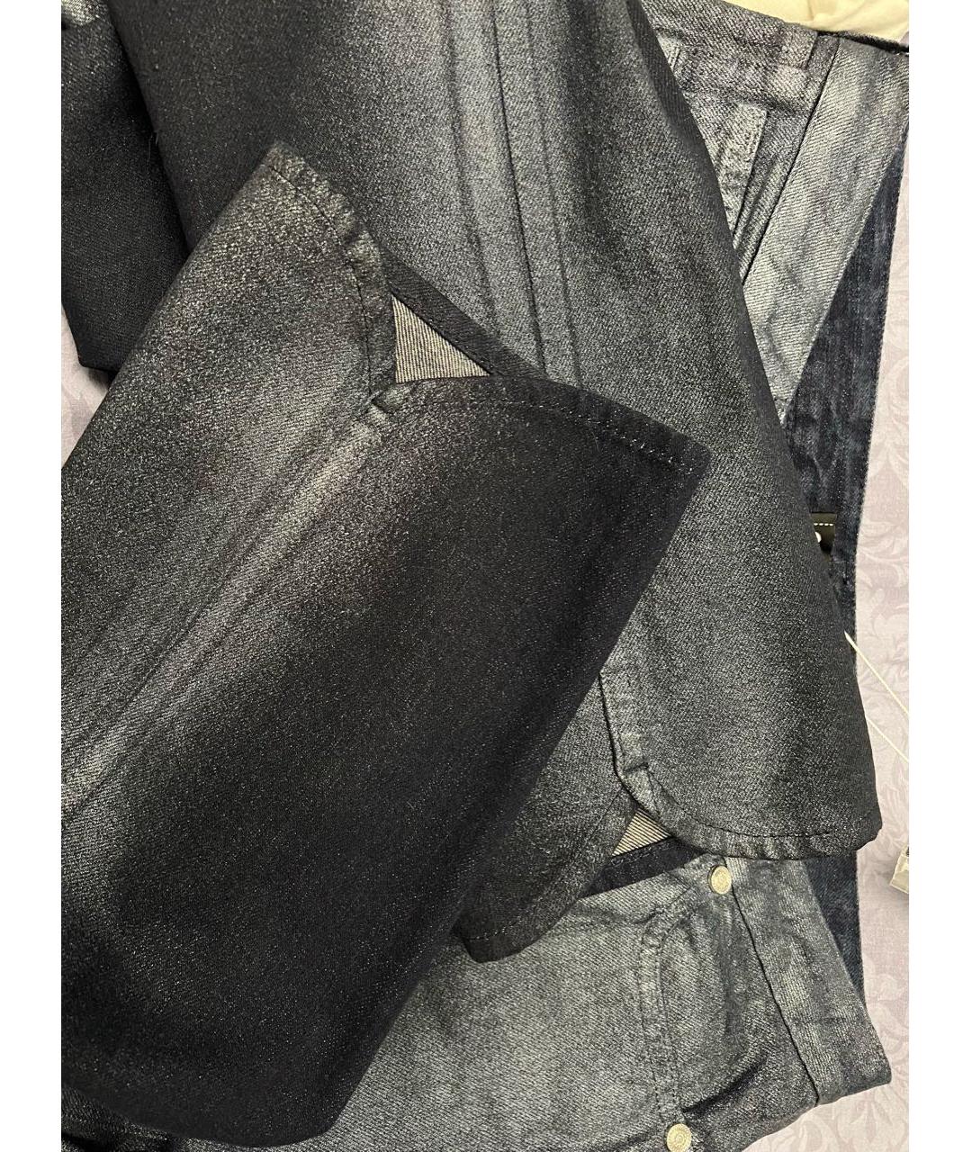 CHANEL Синие хлопковые прямые джинсы, фото 6