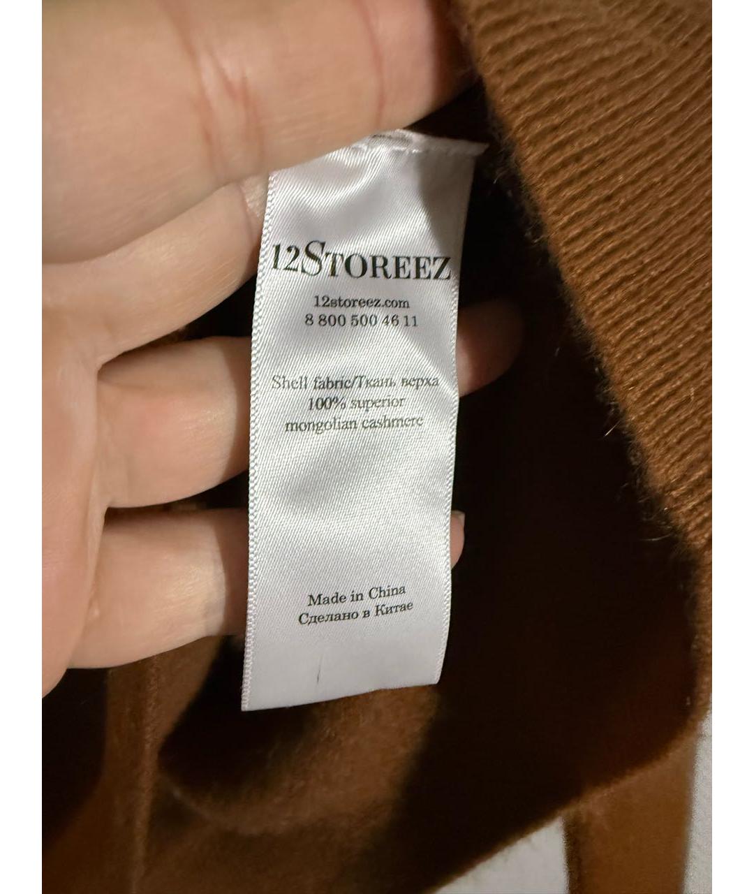 12 STOREEZ Коричневый кашемировый джемпер / свитер, фото 6