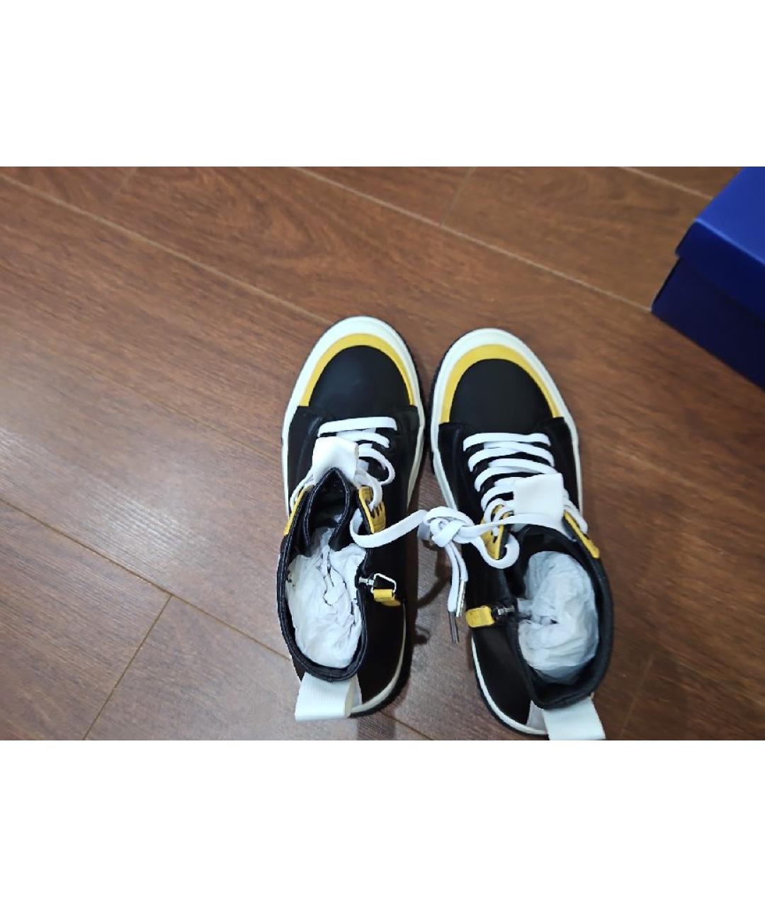 DKNY Мульти высокие кроссовки / кеды из искусственной кожи, фото 2