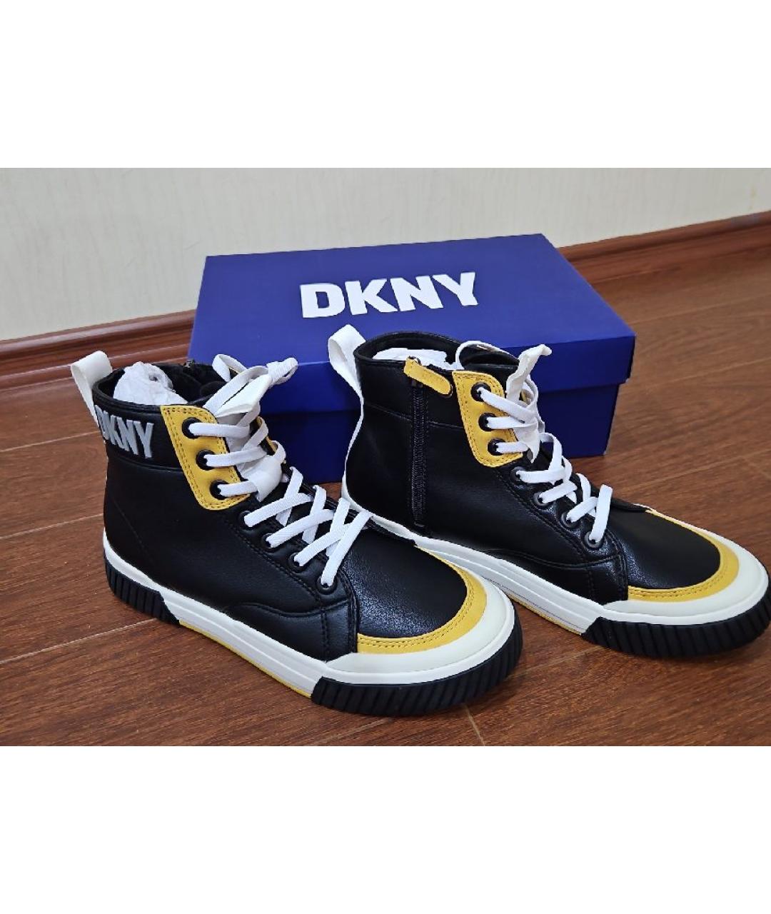 DKNY Мульти высокие кроссовки / кеды из искусственной кожи, фото 6