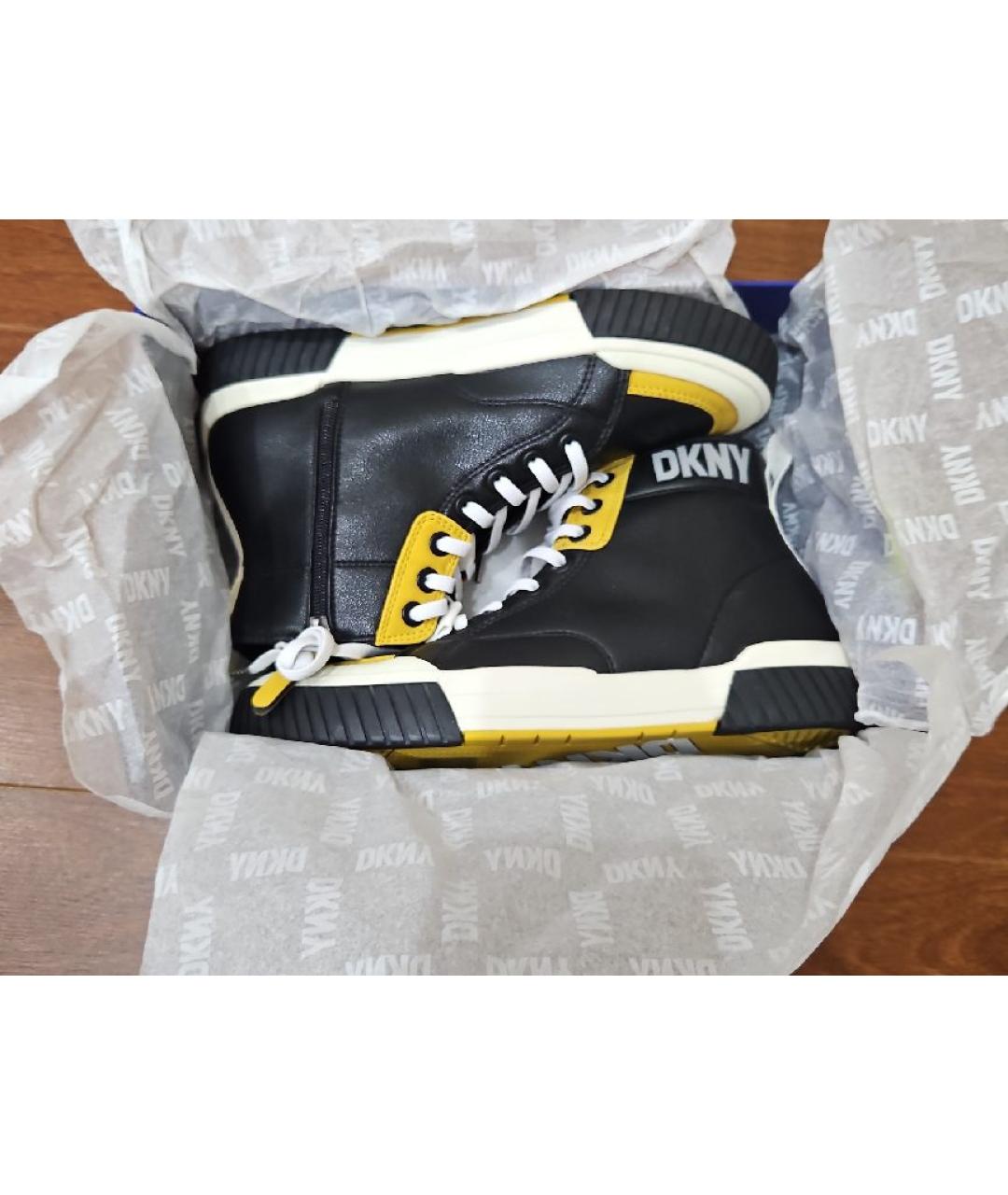 DKNY Мульти высокие кроссовки / кеды из искусственной кожи, фото 7