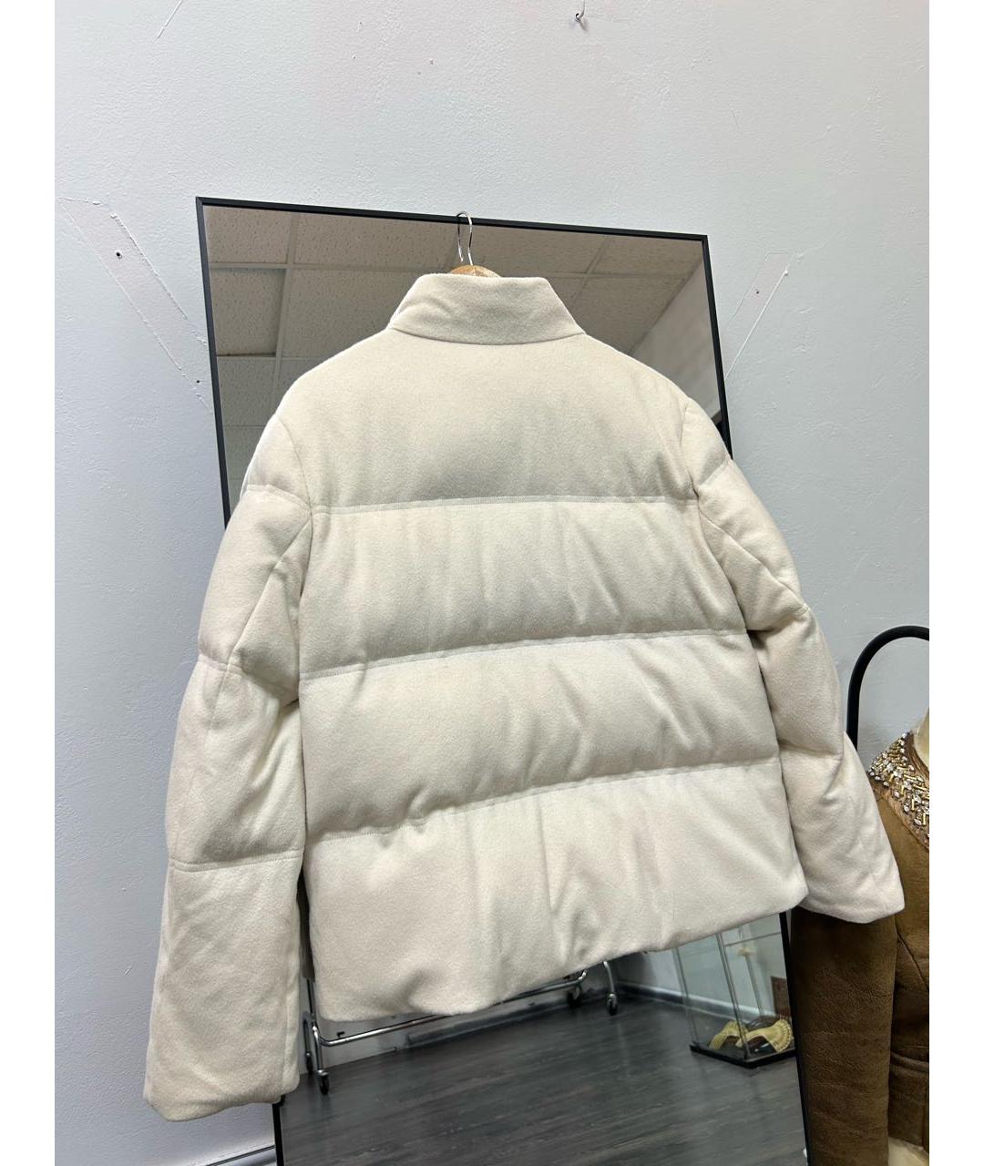 12 STOREEZ Бежевый шерстяной пуховик, фото 6