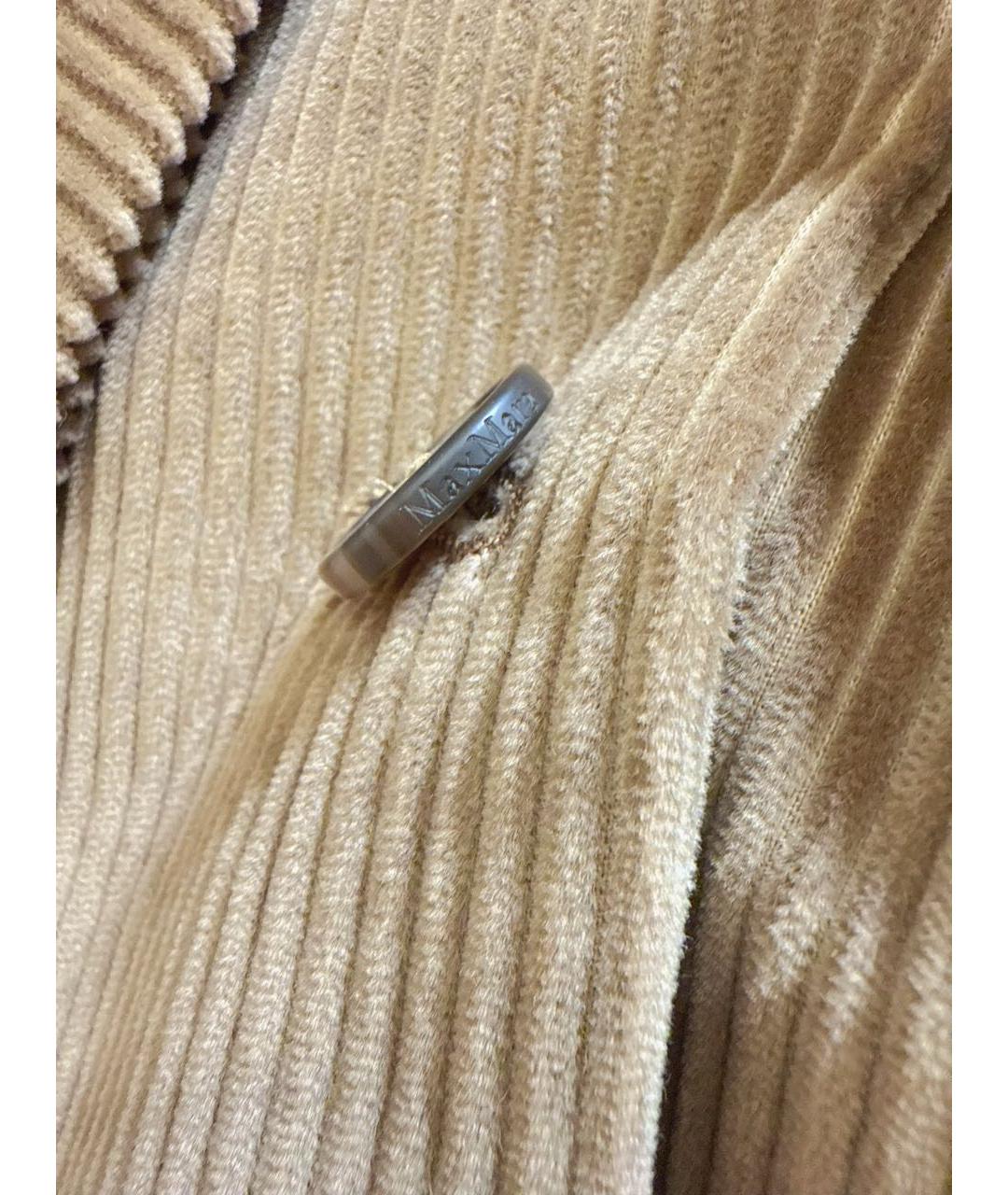 WEEKEND MAX MARA Коричневый хлопковый жакет/пиджак, фото 6