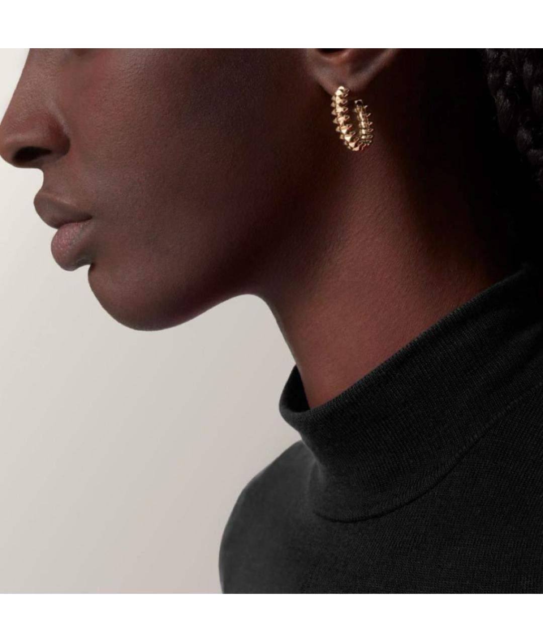 CARTIER Золотые серьги из желтого золота, фото 2