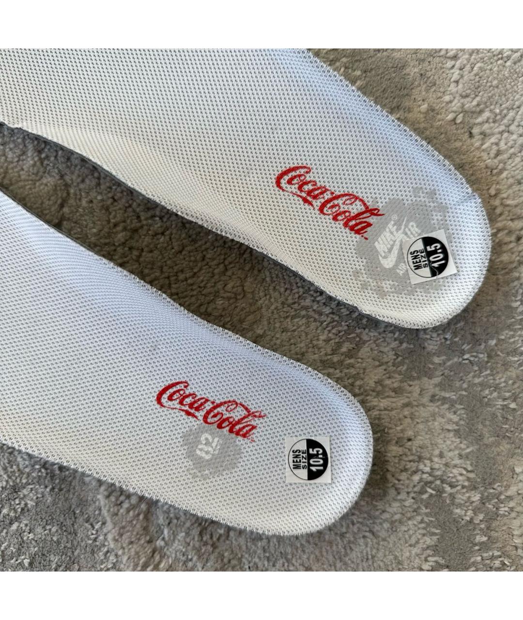 NIKE Белые низкие кроссовки / кеды из искусственной кожи, фото 3