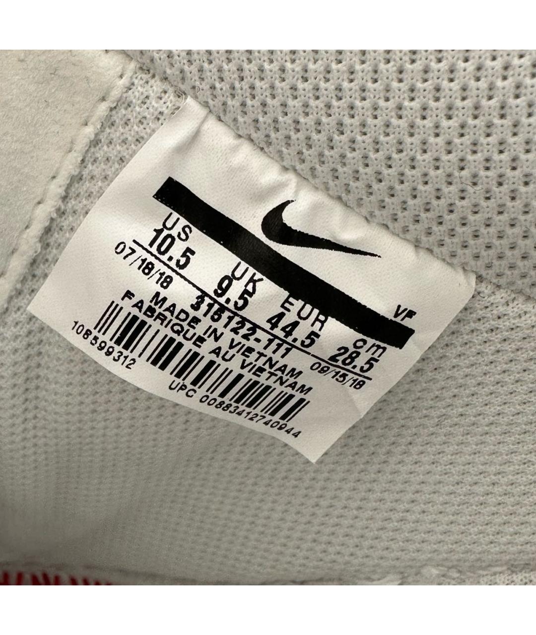 NIKE Белые низкие кроссовки / кеды из искусственной кожи, фото 6