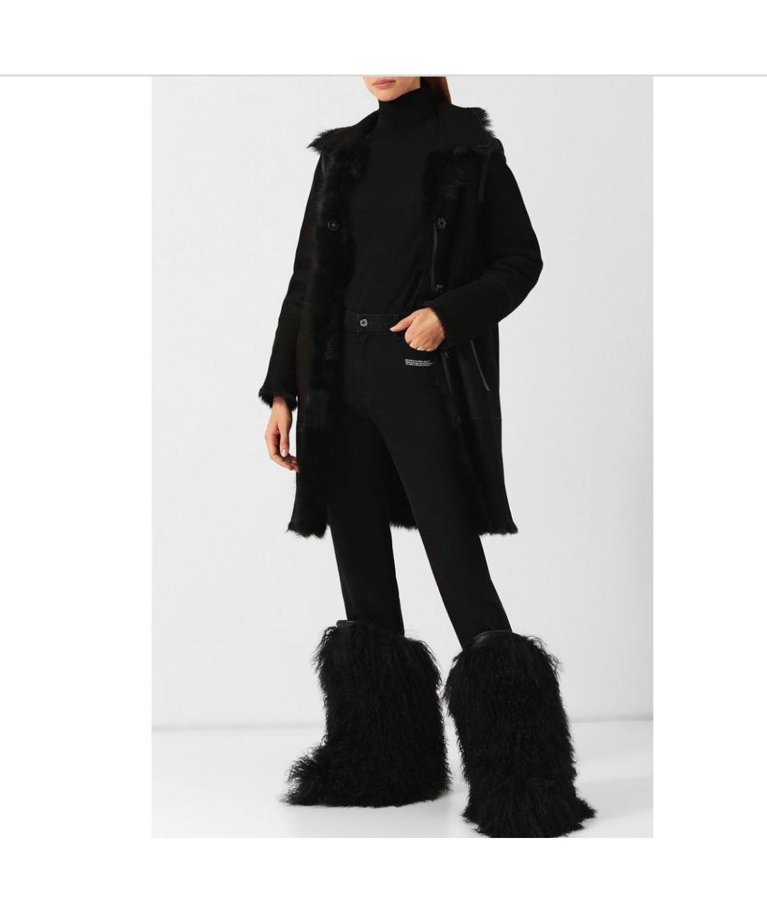 SAINT LAURENT Черные сапоги, фото 2