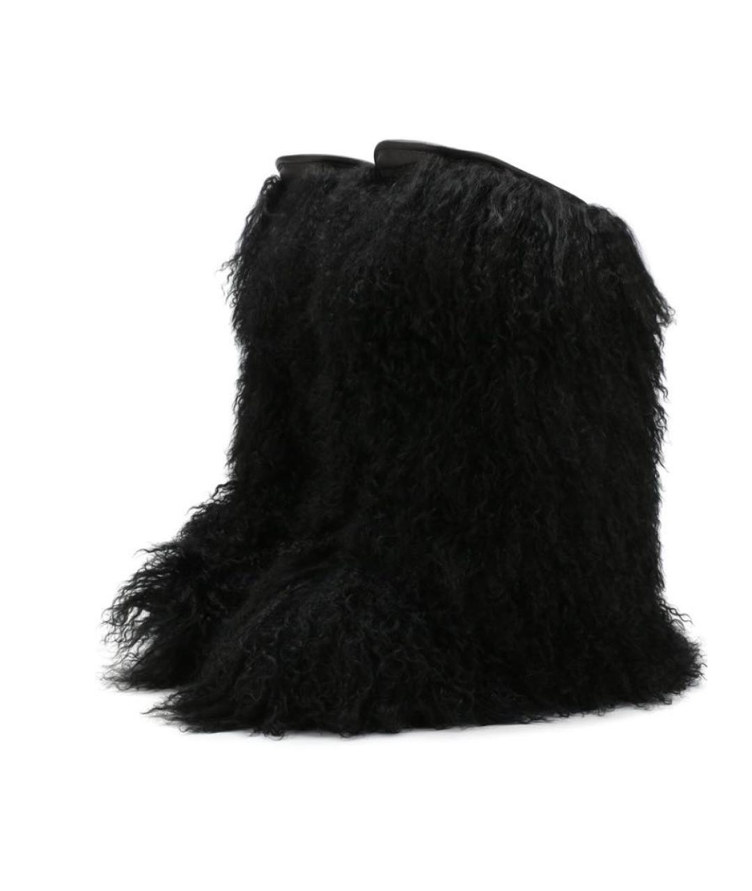 SAINT LAURENT Черные сапоги, фото 3