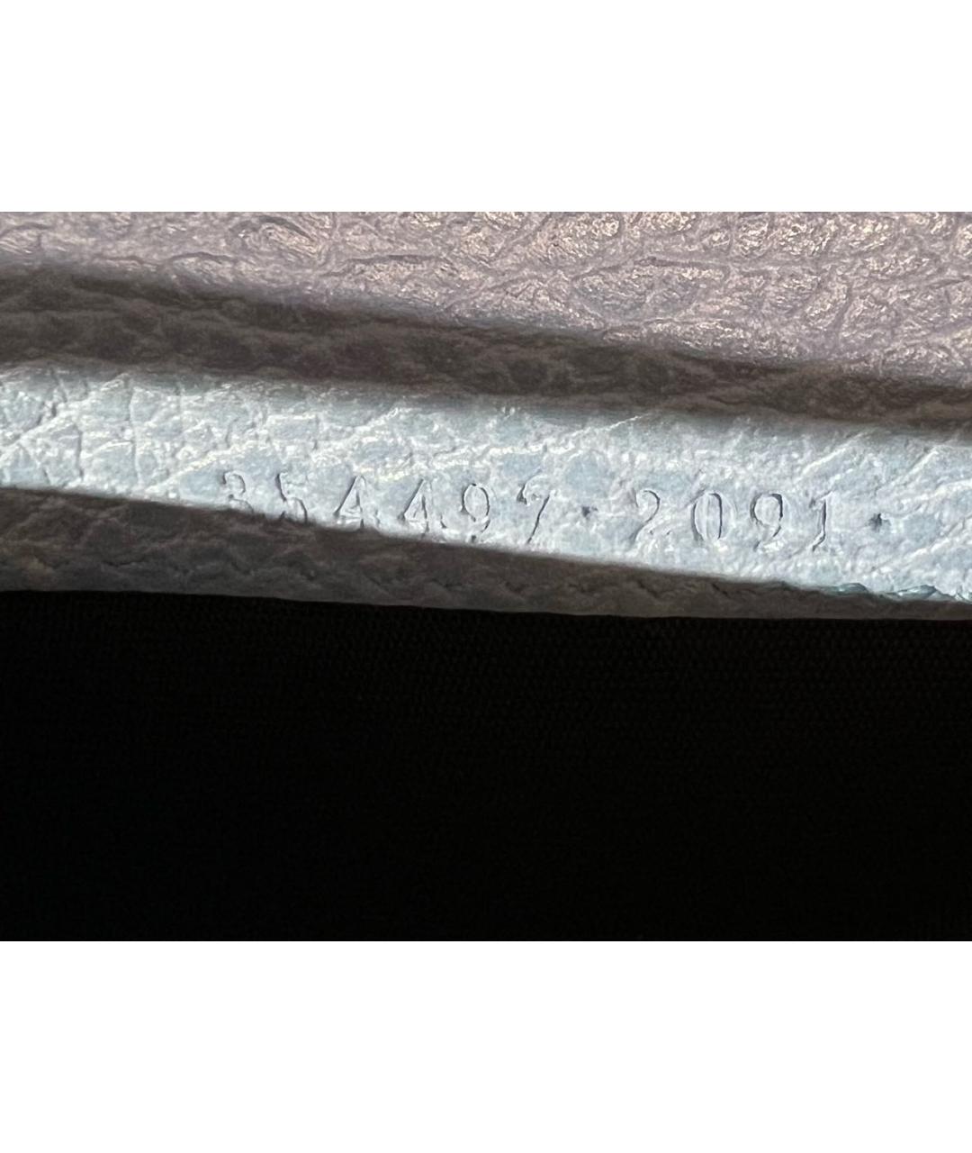 GUCCI Бежевый кожаный кошелек, фото 4