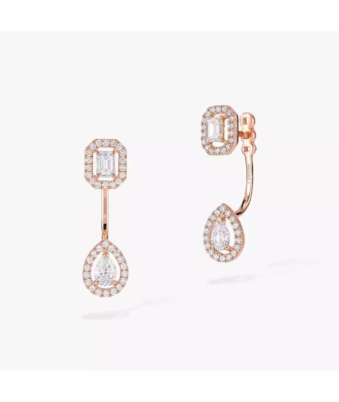 MESSIKA Золотые серьги из розового золота, фото 3