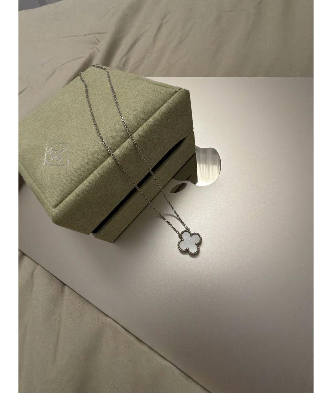 VAN CLEEF & ARPELS Белое колье из белого золота, фото 4