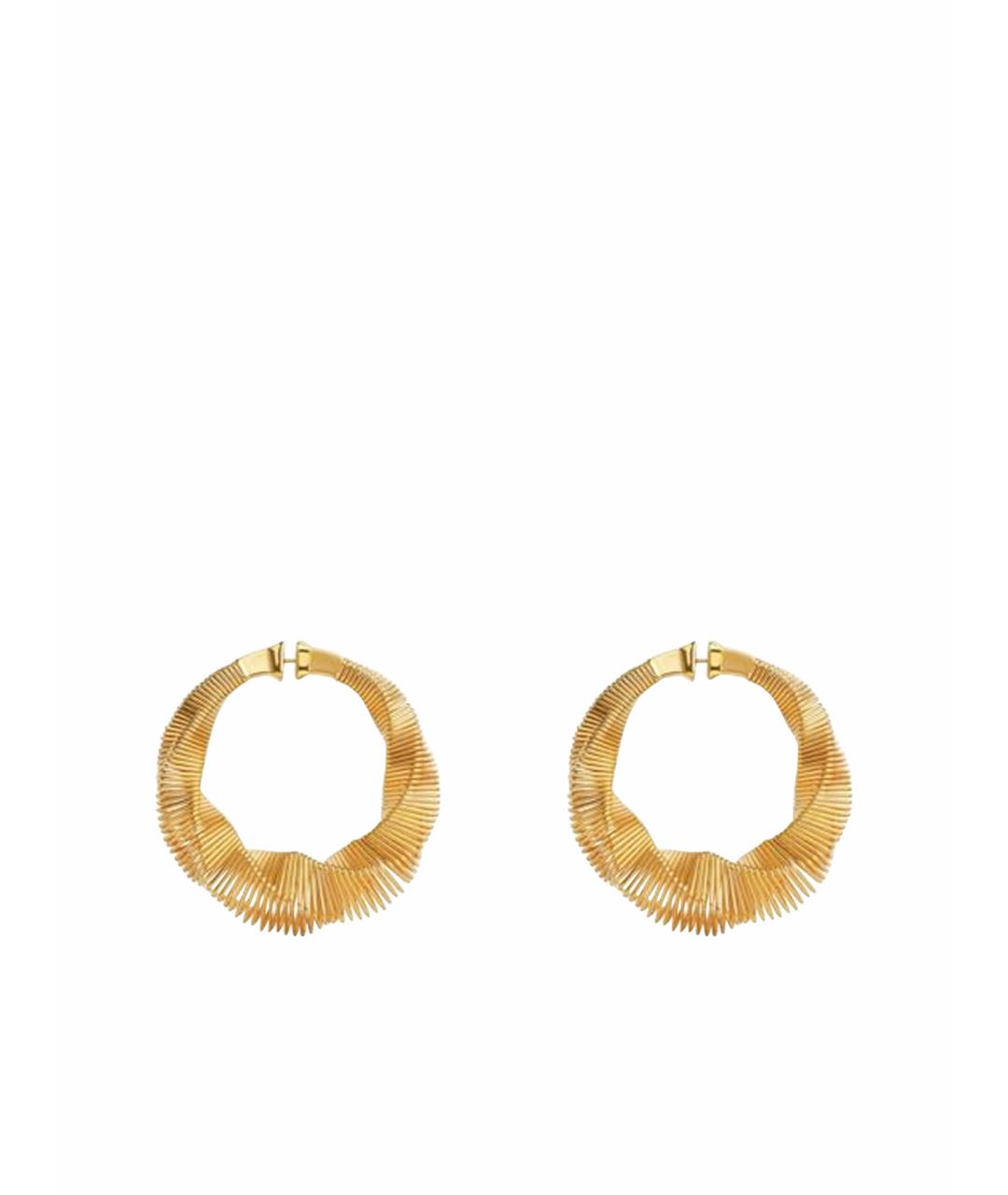 ALAIA Желтые латунные серьги, фото 1