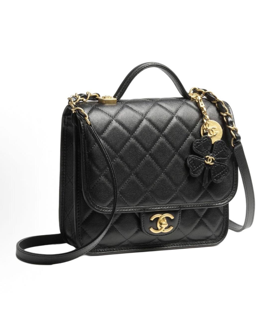 CHANEL Черный кожаный рюкзак, фото 2