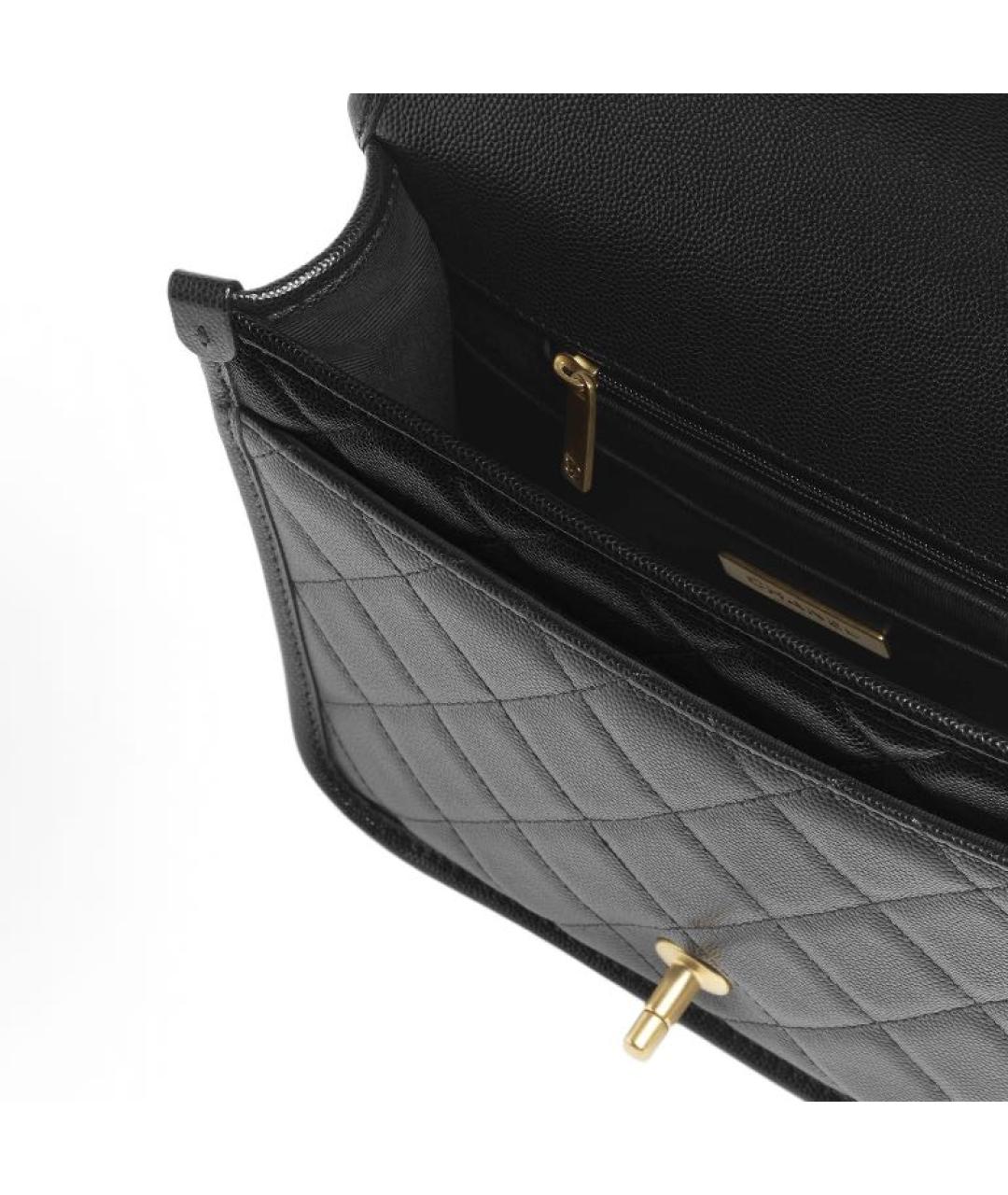 CHANEL Черный кожаный рюкзак, фото 4