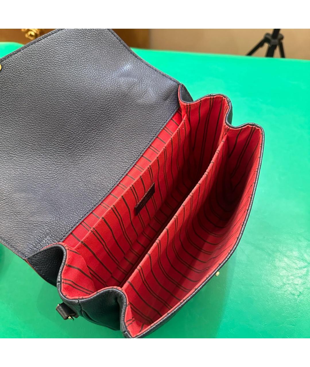 LOUIS VUITTON Темно-синяя сумка через плечо, фото 4