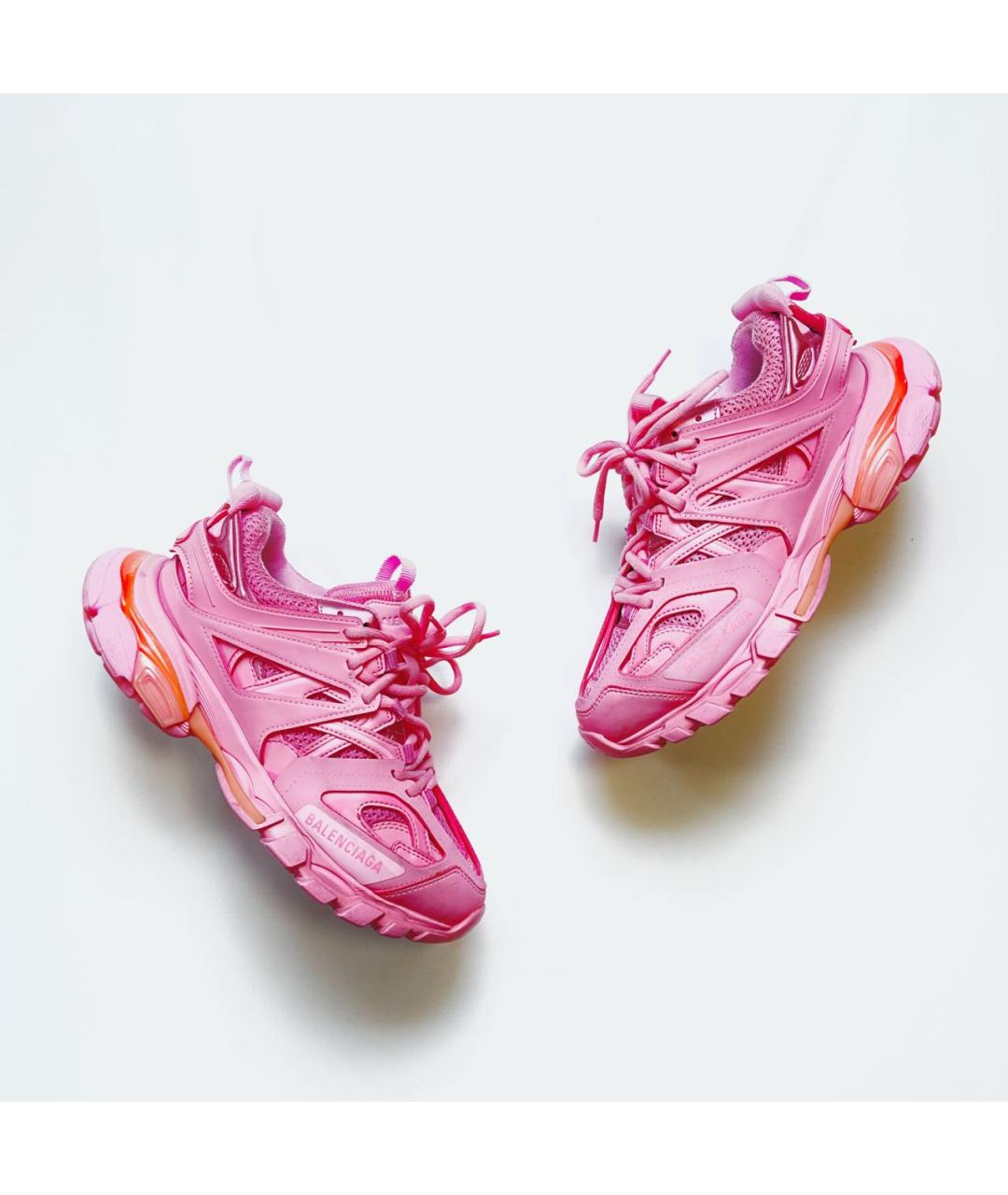 BALENCIAGA Розовые резиновые кроссовки, фото 6