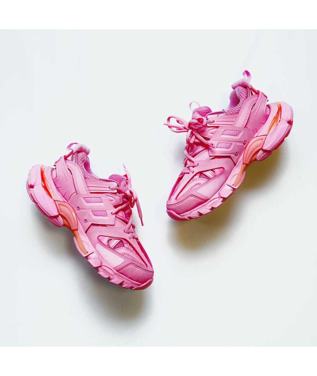 BALENCIAGA Розовые резиновые кроссовки, фото 9