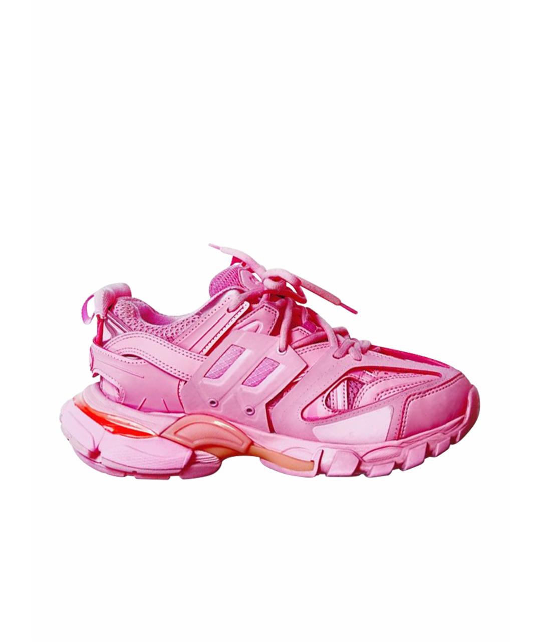 BALENCIAGA Розовые резиновые кроссовки, фото 1