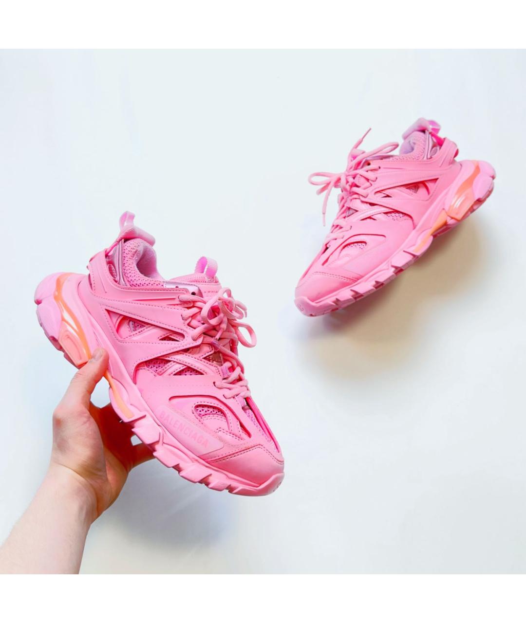 BALENCIAGA Розовые резиновые кроссовки, фото 2