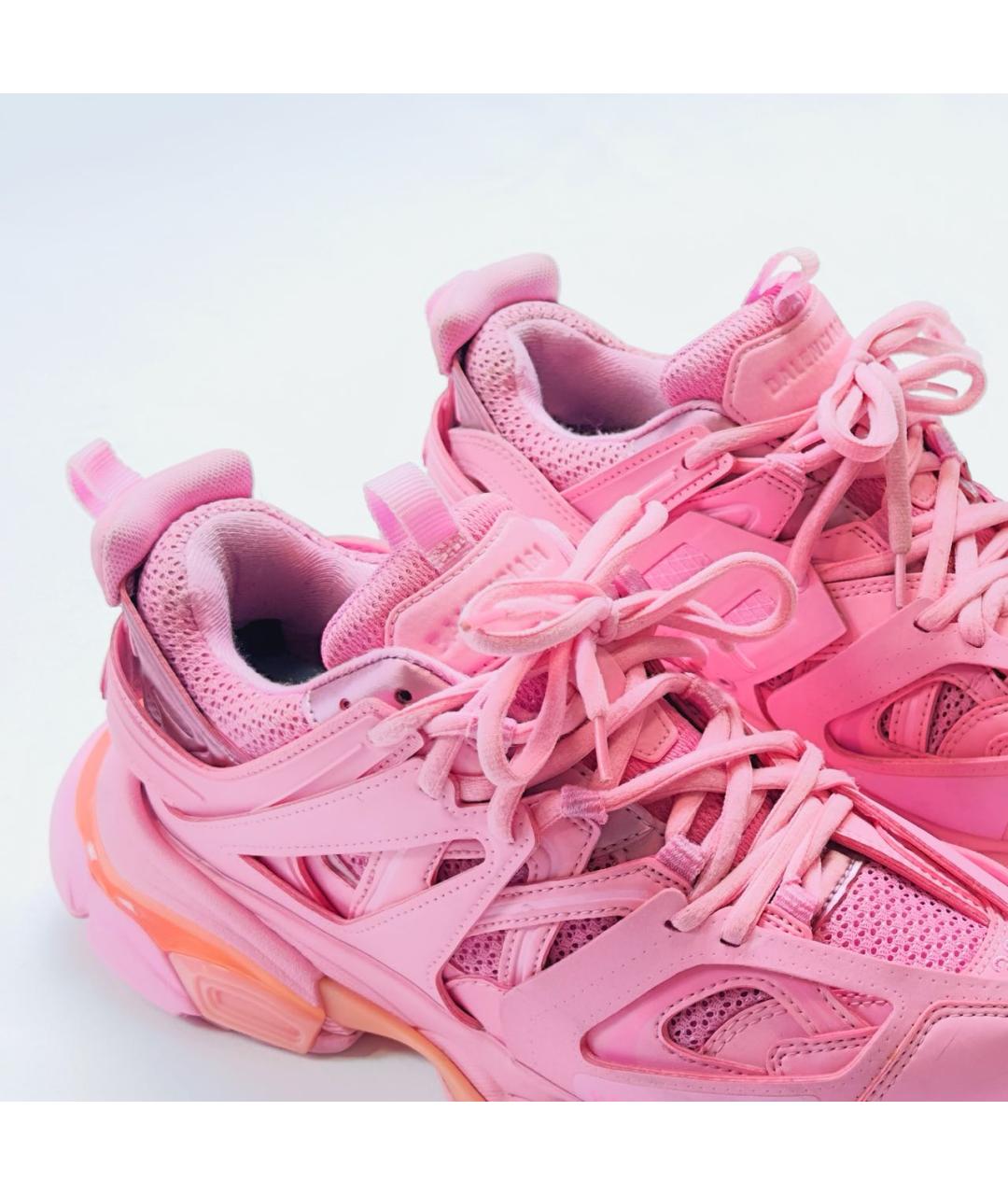 BALENCIAGA Розовые резиновые кроссовки, фото 4