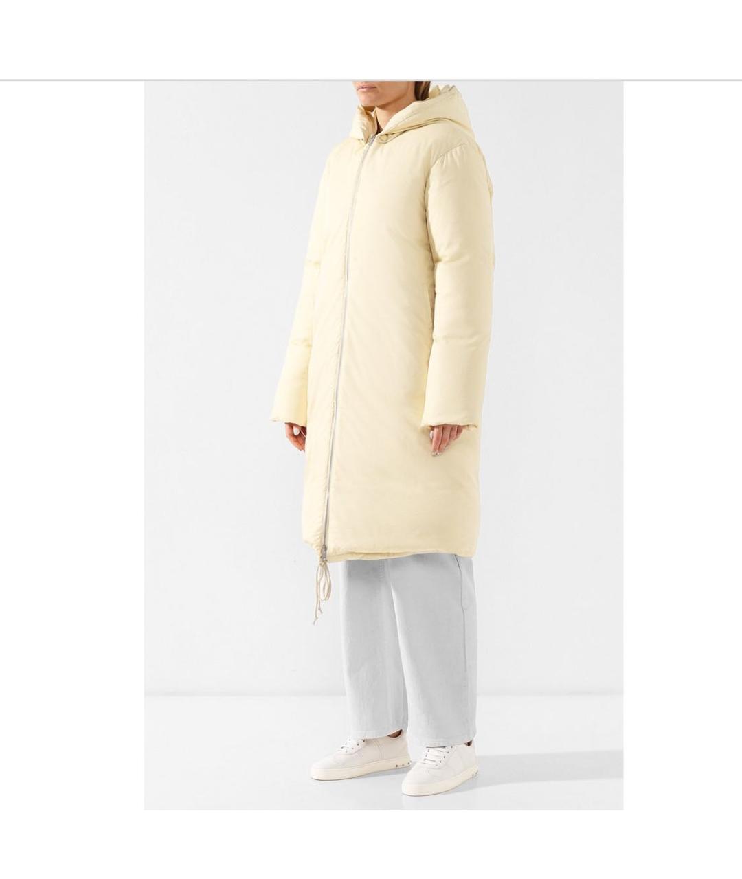 CELINE Бежевый хлопковый пуховик, фото 2