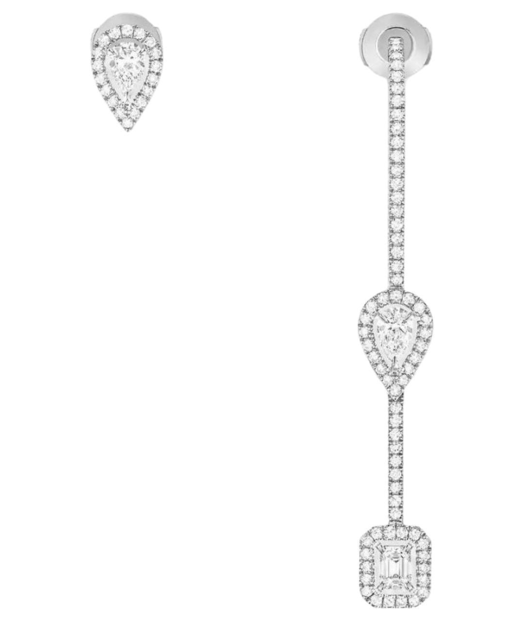 MESSIKA Серебряные серьги из белого золота, фото 1